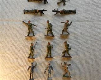 "Smalls" Area:  A sample of more lead soldiers.
