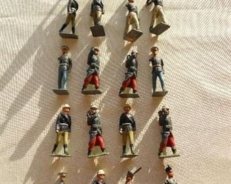 "Smalls" Area:  The blue coat lead soldiers.