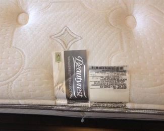 Master Bedroom-First Floor:  The KING mattress set is a BEAUTY-REST and is priced separately from the king bed.  It was purchased in November 2015 [along with the bedroom set] from Macy's.  