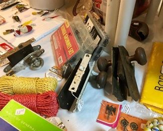 Antique Door Knobs with Original Plates