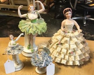Irish Dresden Porcelain Figurines 