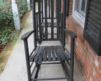 PAIR OF PORCH ROCKING CHAIRS.