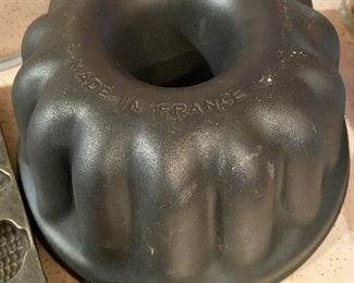 Cousances made in France cast iron bundt pan
