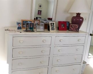 Lexington chest of drawers, Haeger Pottery lamp