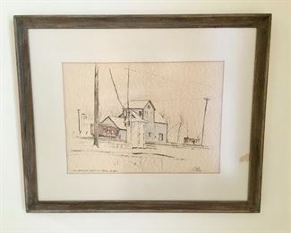 Chelsea, MI Depot print