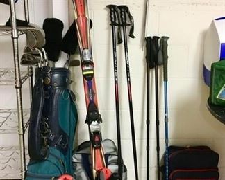 Cross country & downhill ski equipment