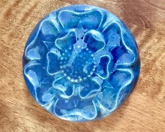 Pewabic flower tile, Detroit Tile Company