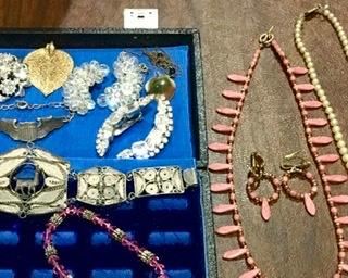 Misc jewelry, sterling bracelets, etc