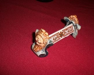 J.Fischer majolica knife rest