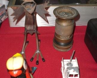 Tootsie toy tow truck, etc.