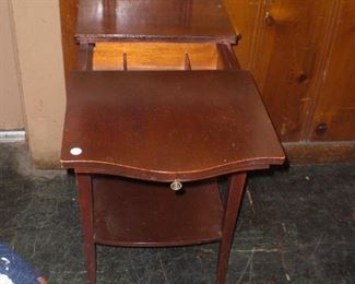 slide top sewing table