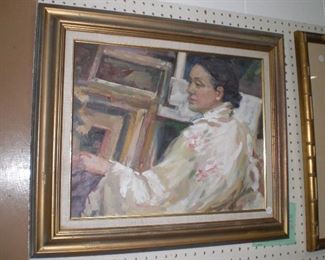 Norma Roberts oil painting