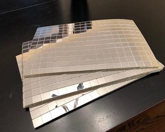 Gorgeous mirrored placemats!