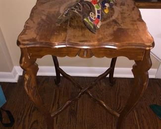 Antique end table