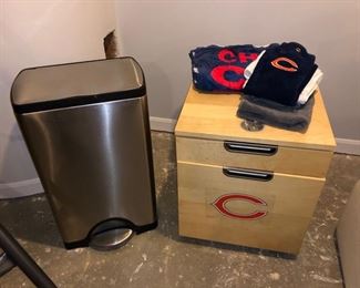 Simple Human waste can and file cabinet