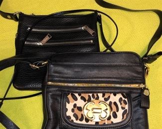 Cole Haan and Emma Fox cross body purses....