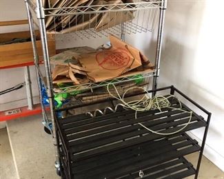 Shoe rack and storage rack