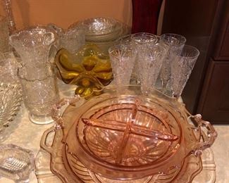 and depression glass!