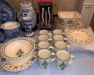 Pfaltzgraff “Nordic Christmas” dish set - service for 8