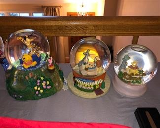 Disney snow globes