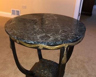 Occasional table with marble top......