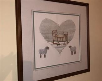 Framed artwork