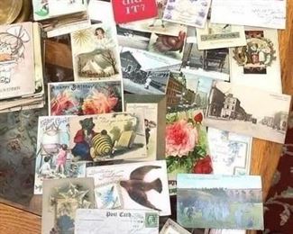 Vintage postcards - so many more not photographed!