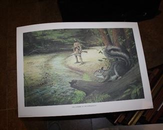 R. J. McDonald signed print with papers