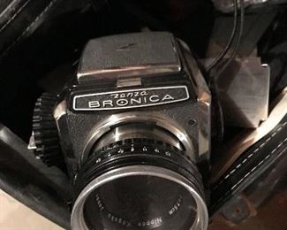 Zanza Bronica camera with lenses and othe accessories