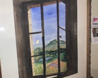 Original Watercolor Painting by Local Artist Betsy Ford!