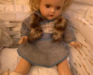 Antique 12” Composition Sleepy Eyes Doll!