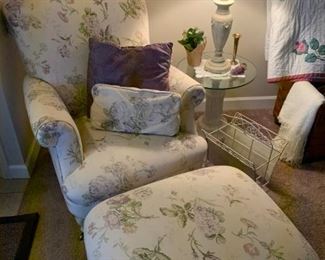 Beautiful Chair & Ottoman!