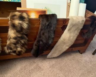 Faux & Real Fur Collars, Vintage Red Cedar Chest: Acme/Benzinger Outfitters!