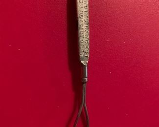 Vintage FG Clayton Button Hook: Detroit's Largest Men's & Boy's Store!