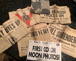 1940s, 50s & 60S Historical Moments in the Detroit News!