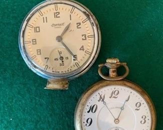Vintage Illinois & Ingersoll Yankee Pocket Watches!