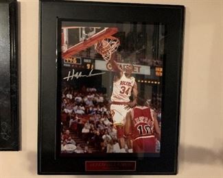 AUTHOGRAPHED Photos on Plaques - Akeem Olajuwon