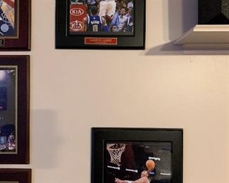 AUTHOGRAPHED Photos on Plaques - LeBron James and Kobe Bryant