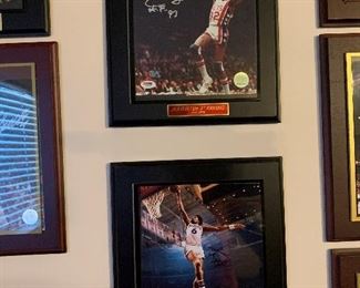 AUTHOGRAPHED Photos on Plaques - Julius Erving "Dr. J"