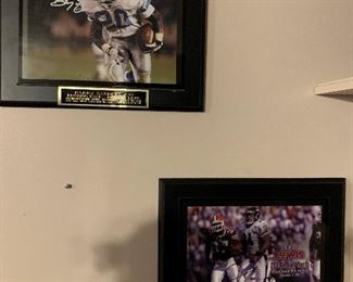 AUTHOGRAPHED Photos on Plaques - Bo Jackson and Jamal Lewis