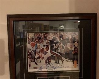 AUTHOGRAPHED Photos on Plaques - Walter Payton