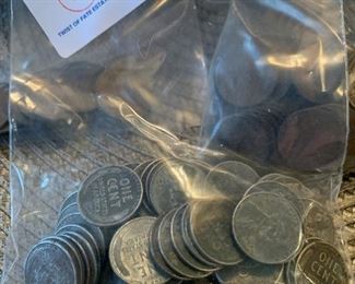 Steel Wheat Pennies