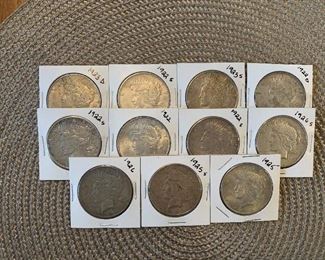 SILVER Peace Dollars