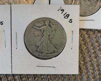 SILVER Walking Liberty Half Dollars