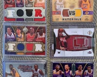 Authentic NBA Jersey Artifacts Limited Edition Cards