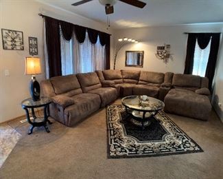 Ashley Furniture Suede Sectional