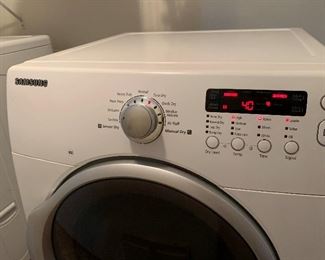 Samsung Front Load Washer and Dryer with Pedestal Stands