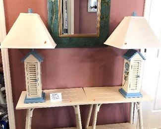 FOUR Southern Lifestyles Cottage White Occasional/Side Tables - $75 EACH