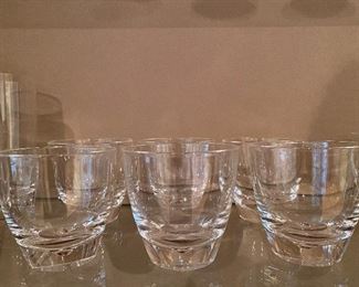 STEUBEN GLASS TUMBLERS  BY JOEL SMITH