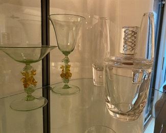 MORE STEUBEN GLASS AND DECANTER